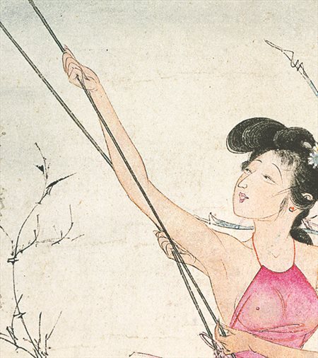 南安-胡也佛的仕女画和最知名的金瓶梅秘戏图